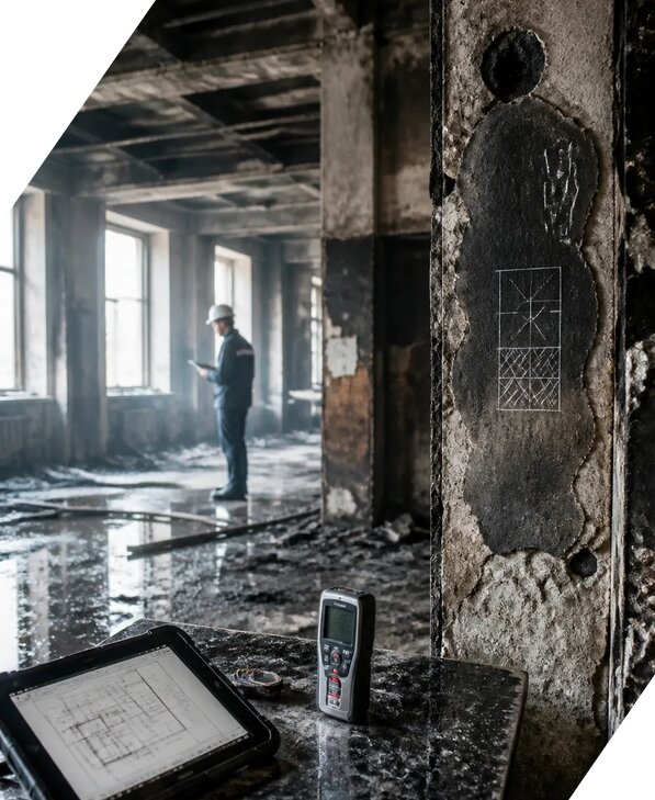 Обследование зданий после пожара в Перми от 16067 р. | ЭкспертизаРоссия